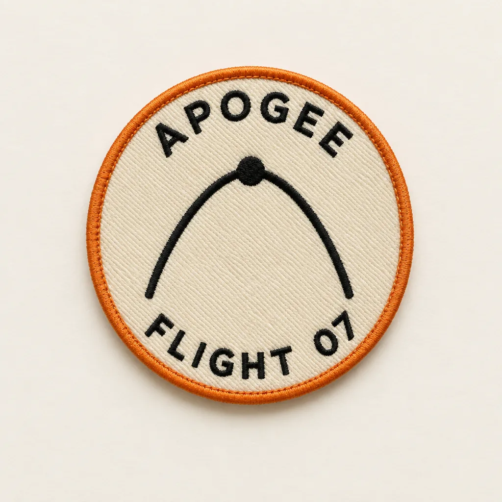 Embroidered mission patch